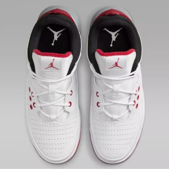 Nike Jordan Max Aura 5 Shoes 'White/Varsity Red' (DZ4353-101) Men’s 10.5 - Picture 2 of 13